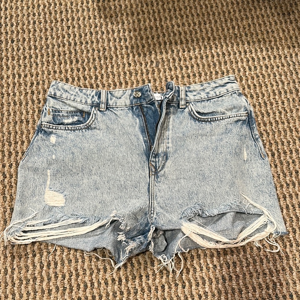 Distressed Denim Women's Shorts